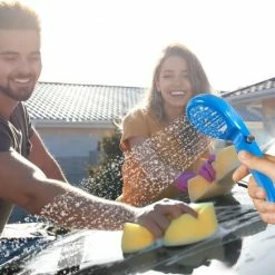 AREBOS Camping Douchekop 12 V Auto Buitentuin Hondendouche Dompelpomp Blauw -Stroller shop 550x437 4