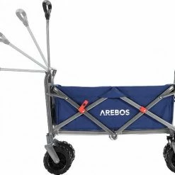 AREBOS Handkar | Transportwagen | Apparatuurwagen | Opvouwbaar | Blauw -Stroller shop 550x450 2