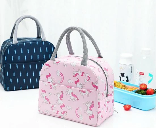 SIVAYES Lunchtas - Koeltas - Schooltas - Leuke Vrolijke Picknicktas - Kinderen & Volwassenen - Roze Unicorn-Eenhoorn - Sinterklaascadeau - Kerstcadeau 6 SIVAYES Lunchtas - Koeltas - Schooltas - Leuke Vrolijke Picknicktas - Kinderen & Volwassenen - Roze Unicorn-Eenhoorn - Sinterklaascadeau - Kerstcadeau - Afbeelding 4