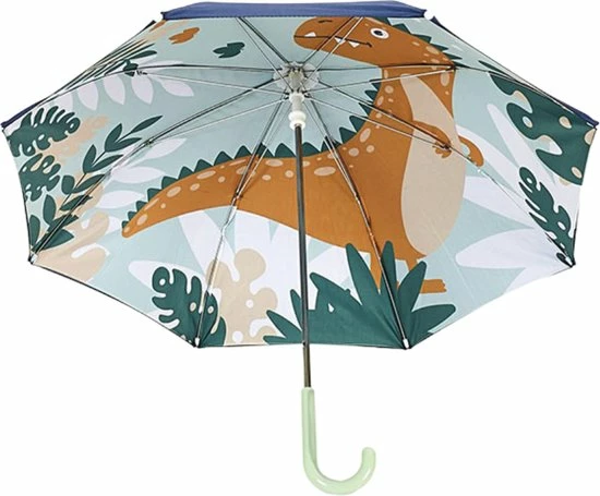 Fop En Bij Kinderparaplu Voor Jongens En Meisjes - Dinosaurus / Dieren - Paraplu Voor Kinderen - Dino Kinder Cadeau 3 Fop En Bij Kinderparaplu Voor Jongens En Meisjes - Dinosaurus / Dieren - Paraplu Voor Kinderen - Dino Kinder Cadeau