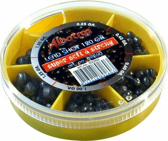 Albatros Loodhageldoosje - Groot - 120 G 3 Albatros Loodhageldoosje - Groot - 120 G