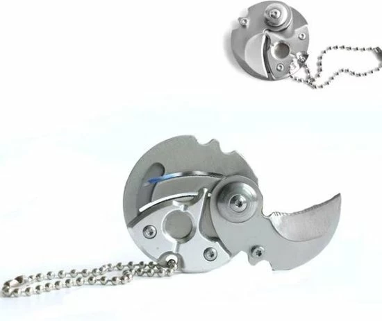 J.I.P Zakmes - Munt Mes - Coin Knife - Survival Tool - Sleutelhanger - Zilver 3 J.I.P Zakmes - Munt Mes - Coin Knife - Survival Tool - Sleutelhanger - Zilver