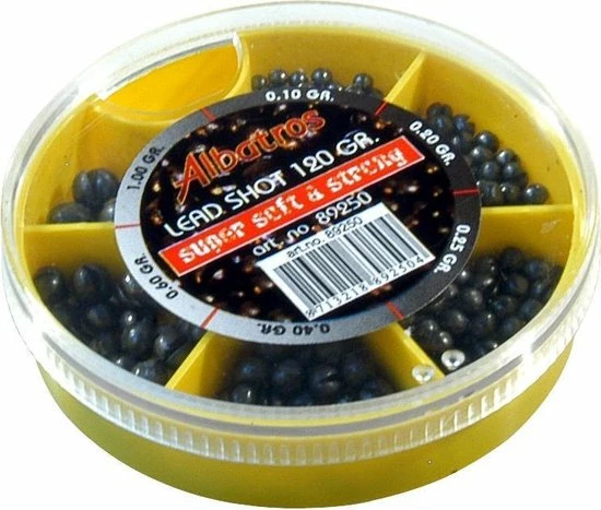 Albatros Loodhageldoosje - Groot - 120 G 4 Albatros Loodhageldoosje - Groot - 120 G - Afbeelding 2