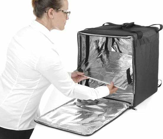 Hendi Pizza & Voedsel Bezorgrugtas Geïsoleerd - 41x41x(H)49cm 5 Hendi Pizza & Voedsel Bezorgrugtas Geïsoleerd - 41x41x(H)49cm - Afbeelding 3