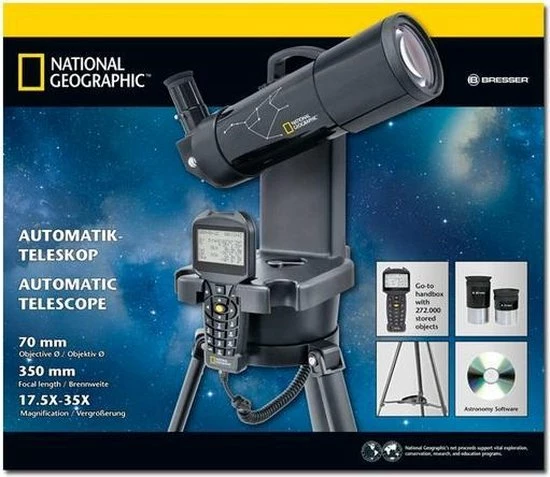 National Geographic Telescoop - 70/350 - Met GoTo-volgsysteem - Sterrenkijker - Voor Volwassenen - Sterrenkijken 16 National Geographic Telescoop - 70/350 - Met GoTo-volgsysteem - Sterrenkijker - Voor Volwassenen - Sterrenkijken - Afbeelding 14