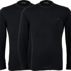 Campri Thermoshirt Lange Mouw (2-PACK) - Sportshirt - Heren - Maat S - Zwart