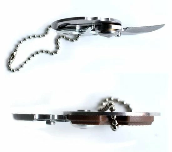 J.I.P Zakmes - Munt Mes - Coin Knife - Survival Tool - Sleutelhanger - Zilver 6 J.I.P Zakmes - Munt Mes - Coin Knife - Survival Tool - Sleutelhanger - Zilver - Afbeelding 4