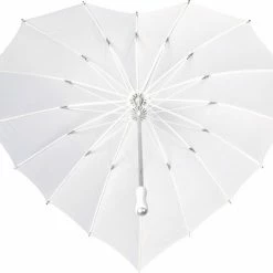 Impliva Heart UV-Bescherming Paraplu - Ø 110 Cm - Wit -Stroller shop 550x491 2
