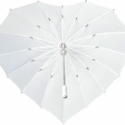 Impliva Heart UV-Bescherming Paraplu - Ø 110 Cm - Wit -Stroller shop 550x492 7
