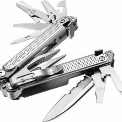 Isoproducts Gecertificeerd winkel 28 Leatherman Free P2 Multitool - 19 Functies - RVS - Zilver - Nylon Etui