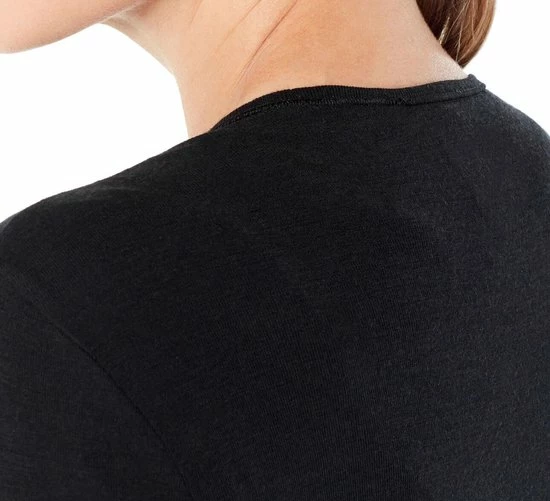 Icebreaker 175 Everyday LS Crewe Dames Thermoshirt - Black - XL 6 Icebreaker 175 Everyday LS Crewe Dames Thermoshirt - Black - XL - Afbeelding 4