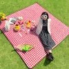 Fuegobird- Picknickdeken-200 X 200 Cm-Stranddeken- Opvouwbare Campingdeken- Waterdicht- Zanddichte Picknickmat- Draagbare Tuin-strandmat- Machinewasbaar- Voor Kamperen- Tuin- Park- Strand-geschikt Voor Kinderen's Kruipdeken (rood) -Stroller shop 550x503 8