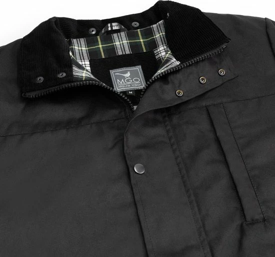 MGO Leisure Wear MGO Leisure William Wax Parka Outdoorjas Heren - Maat XXL 7 MGO Leisure Wear MGO Leisure William Wax Parka Outdoorjas Heren - Maat XXL - Afbeelding 5