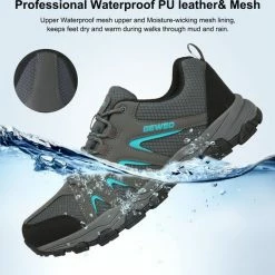 Geweo Wandelschoenen Unisex - Outdoorschoenen - Outdoor Antislip - Waterdicht En Ademend - Extra Comfort - Kerstmis - Kerstfeest - Christmas Gift - Grijs - Maat 39 -Stroller shop 550x523 5