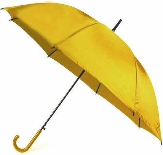 Merkloos Gele Automatische Paraplu 107 Cm 5 Merkloos Gele Automatische Paraplu 107 Cm - Afbeelding 3