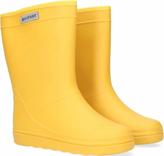 Enfant Rubber Rain Boot Solid Regenlaarzen - Rubber Laarzen - Meisjes - Geel - Maat 32 10 Enfant Rubber Rain Boot Solid Regenlaarzen - Rubber Laarzen - Meisjes - Geel - Maat 32 - Afbeelding 8