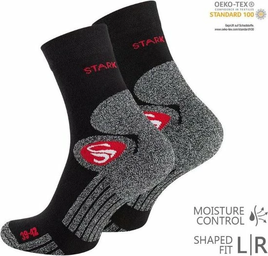 STARK SOUL | Trekking Socks | Wandelsokken | Outdoor | 43-46 | Zwart/Grijs 3 STARK SOUL | Trekking Socks | Wandelsokken | Outdoor | 43-46 | Zwart/Grijs
