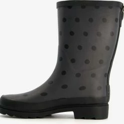 Mountain Peak Dames Regenlaarzen Met Stippen - Zwart - Maat 37 -Stroller shop 550x525