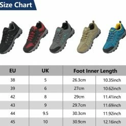 Geweo Wandelschoenen Unisex - Outdoorschoenen - Outdoor Antislip - Waterdicht En Ademend - Extra Comfort - Kerstmis - Kerstfeest - Christmas Gift - Zwart - Maat 39 -Stroller shop 550x526 17