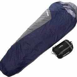 Anaterra® Slaapzak LEKKAWARM - Winter - Max. Lichaamslengte 190 Cm - 230 X 82 X 55 Cm - Tweewegrits - Incl. Draagtas - Mummy Slaapzak