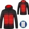 KingsPower Heated Jacket M Unisex - Incl. Powerbank - Elektrisch Verwarmde Winterjas Van Licht Polyester - Waterafstotend En Winddicht -Stroller shop 550x532 2