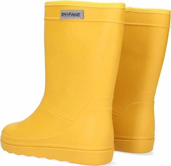 Enfant Rubber Rain Boot Solid Regenlaarzen - Rubber Laarzen - Meisjes - Geel - Maat 32 5 Enfant Rubber Rain Boot Solid Regenlaarzen - Rubber Laarzen - Meisjes - Geel - Maat 32 - Afbeelding 3
