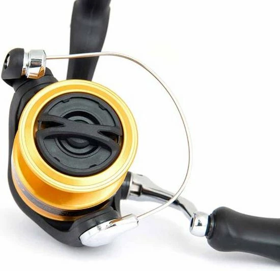 Shimano FX - 4000 FC - Molen - Slip Voorop - Goud - 320 Gr - 5.2:1 Lagers - Goud 6 Shimano FX - 4000 FC - Molen - Slip Voorop - Goud - 320 Gr - 5.2:1 Lagers - Goud - Afbeelding 4