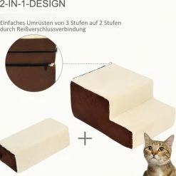 PawHut Hondentrap 3 Treden Kattentrap Huisdierentrap Huisdier Pluche Beige D06-004 25 PawHut Hondentrap 3 Treden Kattentrap Huisdierentrap Huisdier Pluche Beige D06-004 -Stroller shop 550x533 9