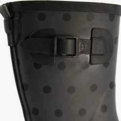Mountain Peak Dames Regenlaarzen Met Stippen - Zwart - Maat 37 -Stroller shop 550x535 1