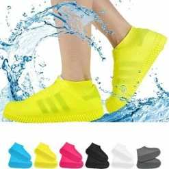 Doodadeals® | Overschoenen Waterdicht | Siliconen Overschoenen | Overschoenen Zwembad | Schoenovertrek Herbruikbaar | Schoenbeschermers | Schoenhoesjes | Geel | Maat L 40-46