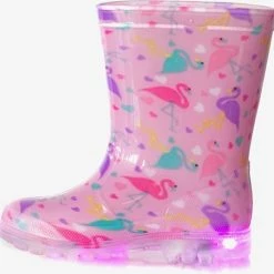 Scapino Kinder Regenlaarzen Flamingo Met Lichtjes - Roze - Maat 28 -Stroller shop 550x537 4