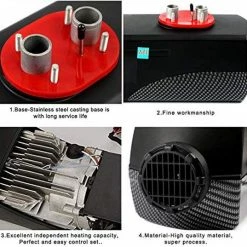 Merkloos Kachel/Verwarming 2KW - 5KW 12V Diesel Standkachel Met Afstandsbediening, LCD Monitor, Voor Camper, Vrachtwagens, Boten, Auto's -Stroller shop 550x537 8