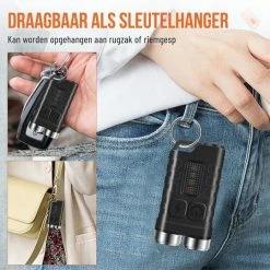 JGS Duo Zaklamp-Led-900 Lumen-USB-C-Oplaadbaar-Sleutelhanger-multifunctioneel-JGS Multicard -Stroller shop 550x539 11