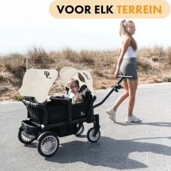 Deryan Luxe Sandy Bolderkar - Duo Buggy - Tandem Buggy - Opvouwbaar - Inklapbare Bolderwagen - Duo Kinderwagen - Cream 21 Deryan Luxe Sandy Bolderkar - Duo Buggy - Tandem Buggy - Opvouwbaar - Inklapbare Bolderwagen - Duo Kinderwagen - Cream -Stroller shop 550x539 2
