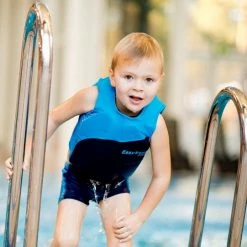 EasySwim Pro - Drijfpakje - Zwemvest & Zwembroek - Blauw - L : 24-28 Kg -Stroller shop 550x541