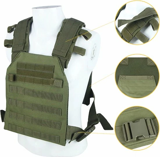 Eigen Import LiberTac Plate Carrier Groen - Tactical Vest - MOLLE - Voor Ballistische En Kogelwerende Platen. 3 Eigen Import LiberTac Plate Carrier Groen - Tactical Vest - MOLLE - Voor Ballistische En Kogelwerende Platen.