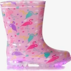 Scapino Kinder Regenlaarzen Flamingo Met Lichtjes - Roze - Maat 28 -Stroller shop 550x543 6