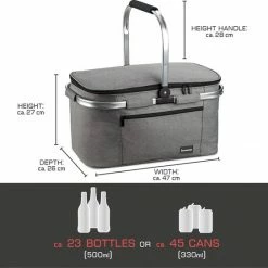 Bomoe Koeltas Picknickmand Opvouwbaar IceBreezer K47 - 47x27x26 Cm - 32 Liter- Perfect Voor Barbecues Of Boodschappen -Stroller shop 550x544 12