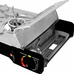 SMH LINE® - Dubbele Campingland -Portable GAS Stove - 2-Pits - RVS - Camping Kooktoestel - Kookbrander - -Gasbranders- Kookstel- Draagbaar Gasfornuis- INCLUSIEF 8x Gasflessen -Stroller shop 550x545 14