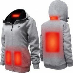 Sailwind Verwarmde Vest/ Hoodie / Trui Met Capuchon / Dames / Grijs Incl. Powerbank -Stroller shop 550x545 6