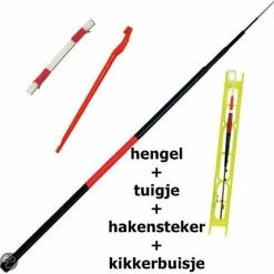 Bolu Witvis Hengelset - Telescoophengel - 400 Cm