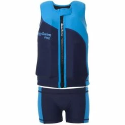 EasySwim Pro - Drijfpakje - Zwemvest & Zwembroek - Blauw - L : 24-28 Kg -Stroller shop 550x549