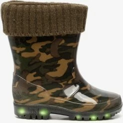 Mountain Peak Kinder Regenlaarzen Met Lichtjes - Groen - Maat 29 -Stroller shop 550x550 167