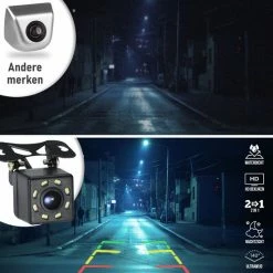 XEOD Achteruitrijcamera - 8 LED Nachtzicht - IP68 Waterdicht - Achteruitrij Camera Auto -Stroller shop 550x550 200