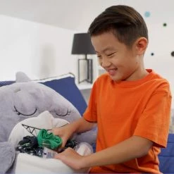 Mediashop Happy Nappers Kinderslaapzak - 2-in-1 Zachte Knuffel En Zomerslaapzak - Haaienmotief Voor Kinderen Van 6-12 Jaar - Large -Stroller shop 550x550 207