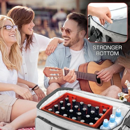 Bomoe Opvouwbare Koeltas IceBreezer KT53 - Koelbox Voor Onderweg - 53x37x32 Cm - 52 Liter - Picknicktas Perfect Voor Barbecues Of Festivals 6 Bomoe Opvouwbare Koeltas IceBreezer KT53 - Koelbox Voor Onderweg - 53x37x32 Cm - 52 Liter - Picknicktas Perfect Voor Barbecues Of Festivals - Afbeelding 4