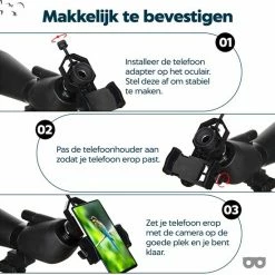 Zoomble® Spotting Scope - 25x75 Zoom - Met Draagzak, Tripod & Telefoonhouder - 70 Mm Lens - Voor Vogelspotten, Natuur, Outdoor & Jagen - Monoculair - Monokijker - Black Friday 2022 - Sinterklaas -Stroller shop 550x550 3