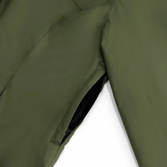 MGO Leisure Wear MGO Jane Jacket - Regenjas Dames - Kort Wind- En Waterdicht Jack - Olijfgroen - Maat M 6 MGO Leisure Wear MGO Jane Jacket - Regenjas Dames - Kort Wind- En Waterdicht Jack - Olijfgroen - Maat M - Afbeelding 4