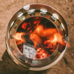 Solo Stove Titan Draagbare Kooktoestel. Geen Vloeibare Brandstof Nodig. Krachtige Efficiënte Houtverbranding En Weinig Rook. Voor 2-4 Personen, 304 Roestvrijstaal, Compact ⌀ 20 Cm, Hoogte 13 Cm, 468g. -Stroller shop 550x550 332