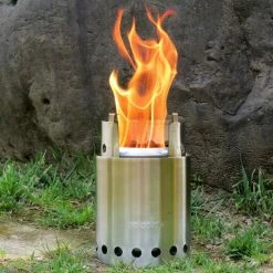 Solo Stove Titan Draagbare Kooktoestel. Geen Vloeibare Brandstof Nodig. Krachtige Efficiënte Houtverbranding En Weinig Rook. Voor 2-4 Personen, 304 Roestvrijstaal, Compact ⌀ 20 Cm, Hoogte 13 Cm, 468g. -Stroller shop 550x550 334